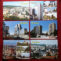 Kosovo Lot 6 Postcards Differents Pistina (4) - Kosovo