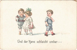 ** T2/T3 Und Der Hans Schleicht Umher... / Children Art Postcard. WSSB No. 5520. (EK) - Non Classificati