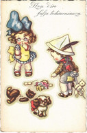 ** T2 Non Dire Falsa Testimonianza / Italian Children Art Postcard. 1827-2. - Non Classificati