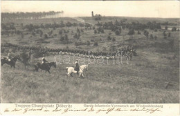 T2 1914 Truppen-Übungsplatz Döberitz. Garde-Infanterie-Vormarsch Am Windühlenberg / WWI German Military Training Grounds - Unclassified