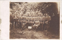 T2/T3 1916 Német Katonák Csoportja / WWI German Military, Group Of Soldiers. Photo - Unclassified