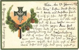T2/T3 1916 Offizielle Karte Für Rotes Kreuz, Kriegsfürsorgeamt Kriegshilfsbüro Nr. 320. / WWI Austro-Hungarian K.u.K. Mi - Unclassified