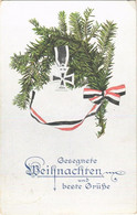 T2/T3 1914 Gesegnete Weihnachten Und Beste Grüße / WWI German Military Christmas Greeting Card (EK) - Unclassified