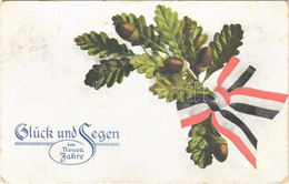 T3 1914 Glück Und Segen Im Neuen Jahre! / WWI German Military New Year Greeting Card (EB) - Unclassified