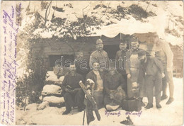 T2/T3 1917 K.u.K. Kaiserschützen-Regiment II / WWI Austro-Hungarian K.u.K. Military, Group Of Soldiers At The Camp's Fie - Unclassified