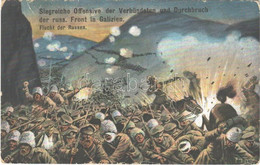 T2/T3 Siegreiche Offensive Der Verbündeten Und Durchbruch Der Russ. Front In Galizien. Flucht Der Russen / WWI German An - Unclassified