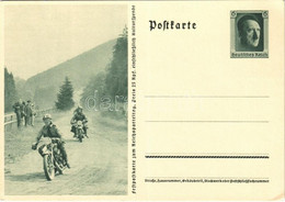 ** T2/T3 Festpostkarte Zum Reichsparteitag / NSDAP German Nazi Party Propaganda, Motorcycle, Bike, Swastika; 6 Ga. (EK) - Unclassified