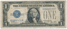 Amerikai Egyesült Államok 1928-1929. (1928B) 1$ "Silver Certificate - Kisméretű", Kék Pecsét, "Harold Theodore Tate - A. - Unclassified