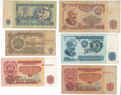 Bulgária 1962-1974. 1L-20L (6xklf), Közte 2xklf 5L T:III  Bulgaria 1962-1974. 1 Leva - 20 Leva (6xdiff), With 2xdiff 5 L - Non Classificati