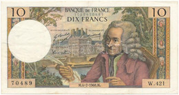 Franciaország 1968. 10Fr T:III  France 1968. 10 Francs C:F Fine Paper - Non Classificati