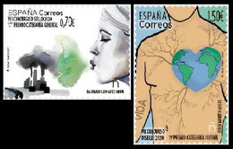 ESPAGNE SPANIEN SPAIN ESPAÑA 2021 YOUTH STAMPDAY DISELLO SET 2V MNH ED 5457-58 MI 5501-02 YT 5211-12 SC 4491-2 SG 5457-8 - Nuevos