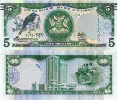 TRINIDAD And TOBAGO, 5 DOLLAR, 2006, P47c, UNC - Trinité & Tobago