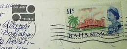 ► NASSAU Postcard   Bahamas 1970 Decimal Currency  - For France - 11c On 1½d Hospital HM (SG 280) - 1963-1973 Autonomía Interna