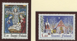 Finlande - Finnland - Finland 1992 Y&T N°1161 à 1162  - Michel N°1195 à 1196 *** - Noël - Unused Stamps