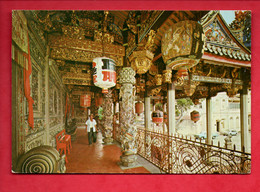 MALAISIE . MALAYSIA . KHOO KONGSI, PENANG . A VIEW OF THE RICHLY ORNAMENTAL EXTERIOR - Réf. N°29094 - - Malaysia