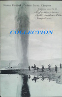 CAMPINA 1908, STEAUA Romana, Schela BUCEA, Eruptia Sonda Petrol 65, Timbru - Roemenië