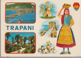 C.P.- TRAPANI - MULTIVUES - ROBE BRODEE - COSTUMI DELLA SICILIA - COLLECTION 15 - TORNATORE - 1975 - Trapani