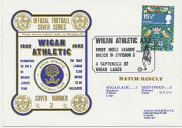 GB 1982 Wigan Athletic A.F.C. First Home League Match In Division 3 Wigan Lanc - Storia Postale