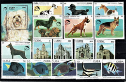 Cuba- 1992- Year Set 4 Issues ( 14st.+1 Bl.) - Autres & Non Classés