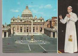 C.P.- PHOTO - CITTA DEL VATICANO - PIAZZA E BASILICA DI S. PIETRO - 32 - MA. PI. R. - 1971 - Vatican