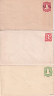 ARGENTINA - ENTIER POSTAL - 3 ENVELOPPES NEUVES - Interi Postali