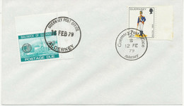 GB 1979, 2 Different ALDERNEY Postmarks On Superb Philatelic Cover - Alderney