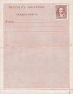 ARGENTINA - CARTE LETTRE ENTIER POSTAL NEUVE - PETIT TROU - Postal Stationery