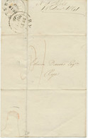 GB 1841 Superb Very Early Printed Matter Manuscript „P 1“ From „BATTLE“ To RYE - Lettres & Documents