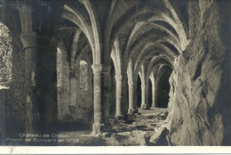 03 - 2021 - SUISSE - CANTON DE VAUD - VEYTAUX - CHILLON  CPSM PF Ou GF NB - Château De - Prison De Bonnivard En 1235 - Veytaux