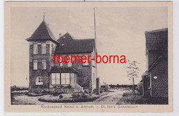 84448 Ak Nordseebad Nebel Auf Amrum Dr. Ide's Sanatorium Um 1930 - Ohne Zuordnung