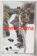 73715 Ak Lithografie Reichenbachfälle Mit Drahtseilbahn Um 1900 - Reichenbach Im Kandertal