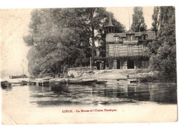 LIEGE - La Meuse Et L' Union Nautique - Envoyée 1903 - Liege