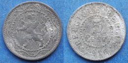 BELGIUM - 5 Centimes 1916 KM# 80 WWI German Occupation Zinc - Edelweiss Coins - Ohne Zuordnung