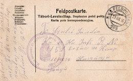 A1072- FELDPOSTKARTE TABORI LEVELEZO-LAP  FROM 1916  STAMPED 1WW - WW1 (I Guerra Mundial)