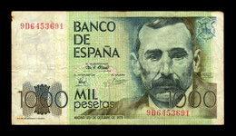 España Spain 1000 Pesetas Benito Pérez Galdós 1979 Pick 158 BC F - [ 4] 1975-… : Juan Carlos I