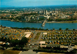 Avignon * Camping De L'île De La Barthelasse * Le Pont St Bénezet Sur Le Rhône * Notre Dame Des Doms * Palais Des Papes - Avignon