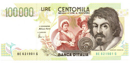 Italia - 100.000 Lire 1998 Caravaggio    ---- - 100.000 Lire