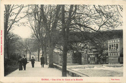 épinal * Une Allée Du Cours Et La Moselle - Epinal