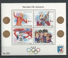 1989 MNH Norway, Postfris** - Blocchi & Foglietti