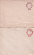 BRESIL - ENTIER POSTAL AVANT 1900 - 2 ENVELOPPES NEUVES - Ganzsachen