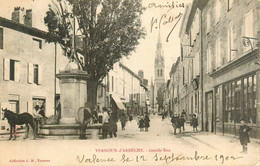Vernoux D'ardèche * 1902 * Grande Rue - Vernoux