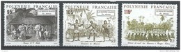 Polynésie YT 410 à 412 " Le Monde Maohi " 1992 Neuf** - Ongebruikt