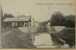 32 / Castera Les Bains (Gers) Nouvelle Halle Et Le Canal - Castera