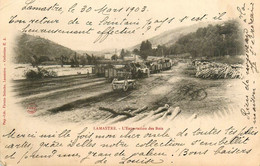 Lamastre * 1903 * Gare Dépôt Chemin De Fer * Exportation Des Bois * Métier Scierie - Lamastre