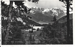 VALAIS  CHAMPEX Le Lac Et Les Combins - Commune D'Orsières - Perrochet Lausanne  No 403  - Circulé Le 16.07.1947 - Orsières