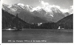VALAIS  CHAMPEX Le Lac Et Gd Combin - Commune D'Orsières - Sté Graphique Neuchâtel  No 6131  - Circulé Le 19.08.1952 - Orsières