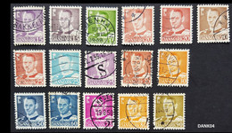 (ti) (DANK04) Timbres DANEMARK DANMARK 1950 Frederik IX Roi King - Andere & Zonder Classificatie