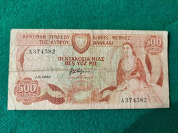 Cipro 500 Mil 1982 - Cyprus