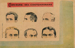 Concours De Contemporains * Hommes Coiffures Coiffeur * CPA Illustrateur - 1900-1949