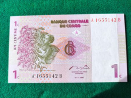 Congo 1 Cent 1997 - República Democrática Del Congo & Zaire